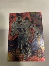 1996 Fleer Metal Deion Sanders Molten #9 Cowboys