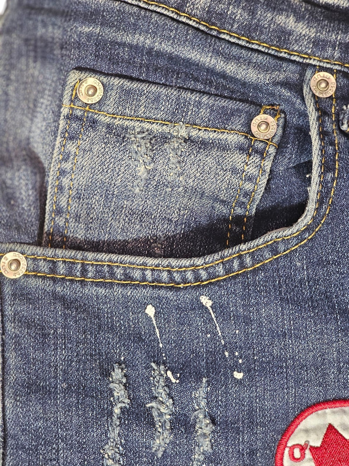 DSQUARED Patch Cool Guy Jeans  distressed  mens m… - image 11