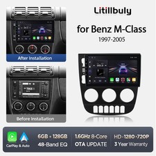 Für Mercedes-Benz M-Klasse W163 ML 350 320 Autoradio Android GPS Navi 128GB WIFI Für Mercedes-Benz M-Klasse W163 ML 350 320 Autoradio Android GPS Navi 128GB WIFI