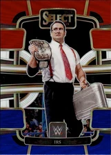IRS 2024 Panini Select WWE #91 Concourse Red & Blue Prizm
