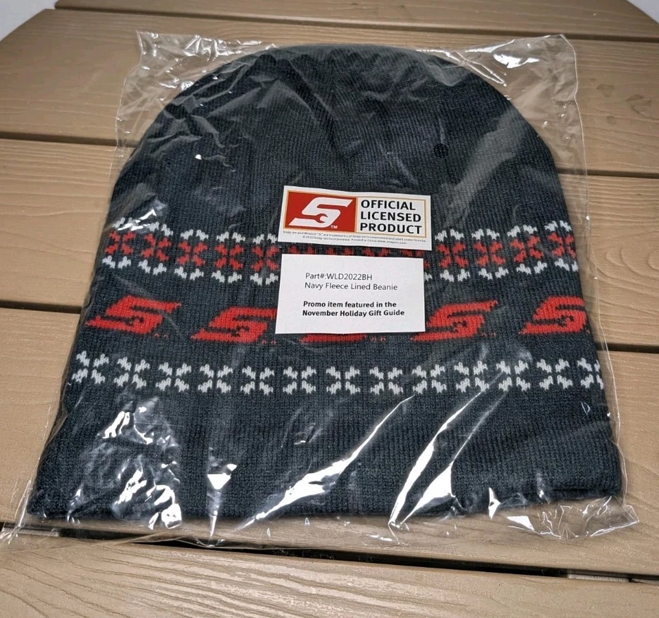 Gorro Snap-On Tools Azul Marino Línea de Vellón - Gorro Gorra con Logotipo Oficial NUEVO Foto 2 de 3