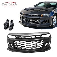 Front Bumper Kit For 2010-2014 Chevy Chevrolet Camaro Zl1 Style Wfog Lights