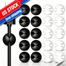 Wire Holders For Cords Cable Holder Clip Desktop Data Cable Fixer Useful US