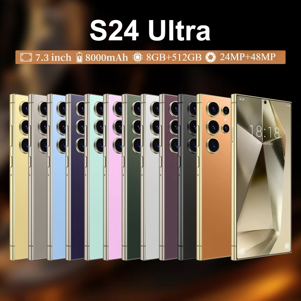 S24 Ultra Smartphone Android Factory Unlocked 7.3" HD 8+512GB 8000mAh Dual SIM - Image 2 of 4