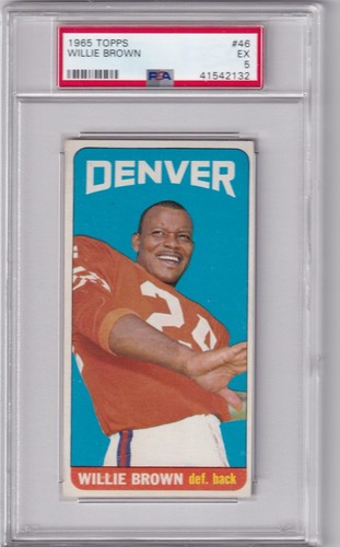 Willie Brown #46 1965 Topps card