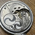 Antique 1900  Elgin Pocket Watch Grade 221 Nickel Pocket Watch (For Part Or Rep)