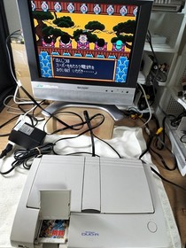 PC Engine DUO-R console PI-TG10 controller CD & Hucard working JAPAN