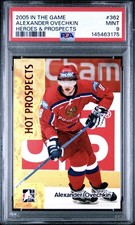 2005 In the Game Alexander Ovechkin RC #362 Rookie PSA 9 MINT POP 75