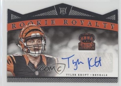 2015 Panini Crown Royale Rookie ROYalty Signatures /199 Tyler Kroft Auto RC 1k5