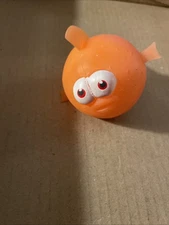 Dolgen Fish Bath Toy Orange Rubber Toy