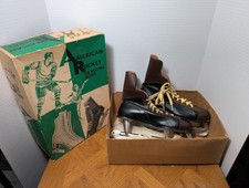 Vintage American Rocket Ice / Hockey Skates 442 Mens Size 7 With Box