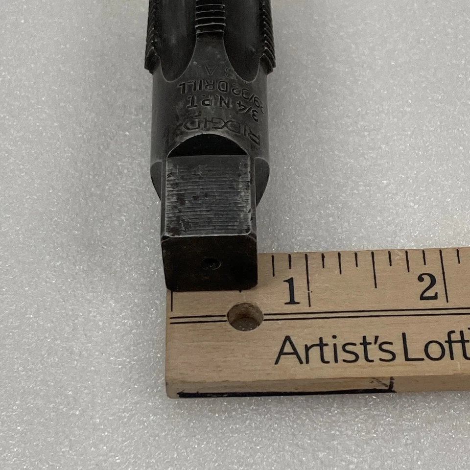 Ridgid 3/4" NPT Pipe Tap 29/32 Drill Tap 3/4 N.P.T Tap USA Made Tool - Image 4 of 4