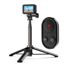 Wireless Bluetooth Remote Control Tripod for Gopro Hero 10 9 8 MAX Phone Shoot
