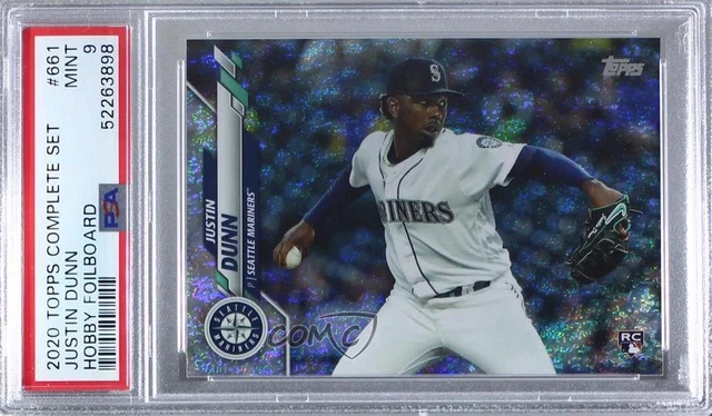 2020 Topps Hobby Foilboard 55/229 Justin Dunn #661 Rookie RC 0c6