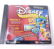Disney Print Creations Collection 1 PC CD Sierra Mickey Mouse and Winnie Pooh