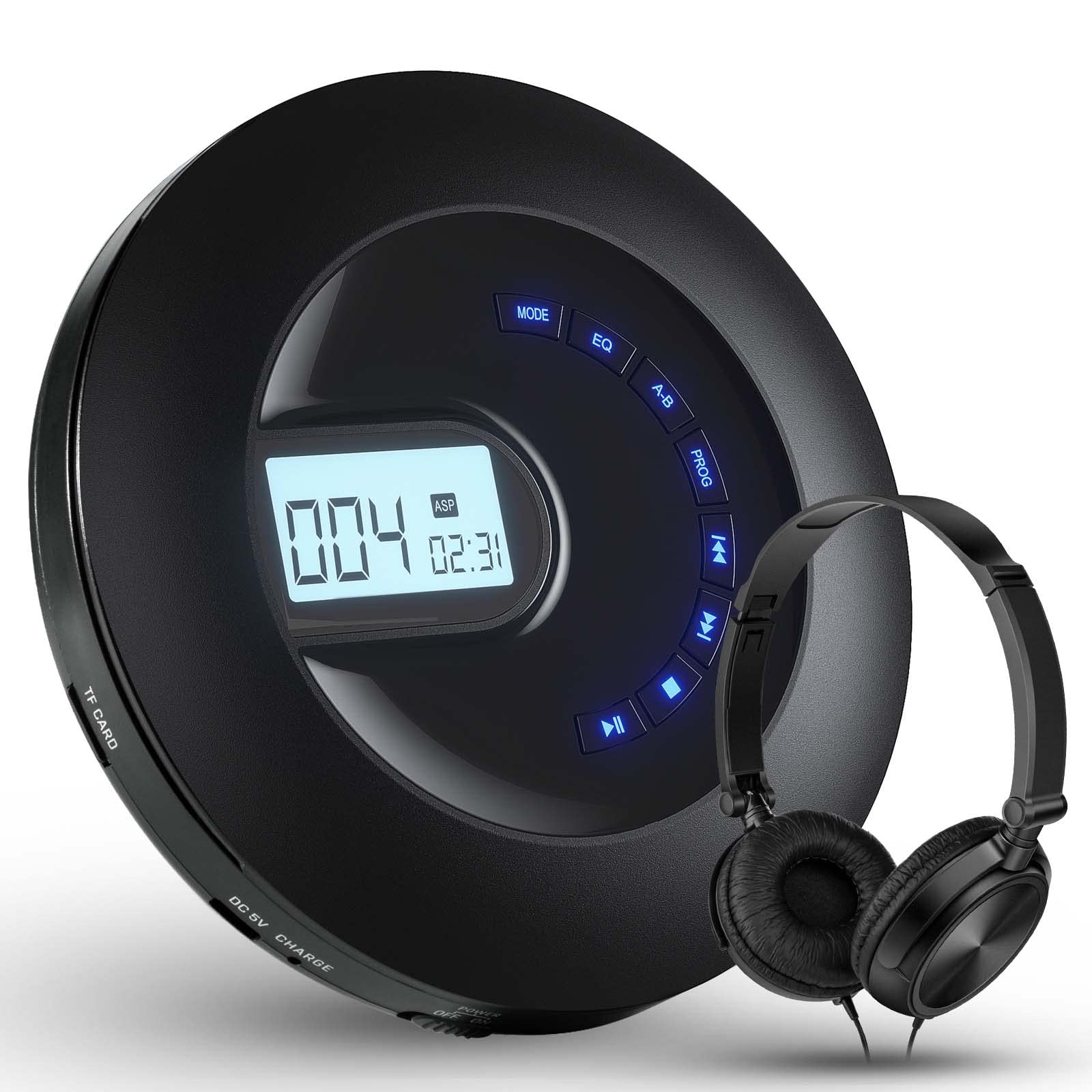 Portable, Rechargeable Portable Cd Player For Car And Travel