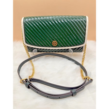 Tory Burch Kira Women's Shoulder Bag, Medium - 58465 Dark Green NWOT