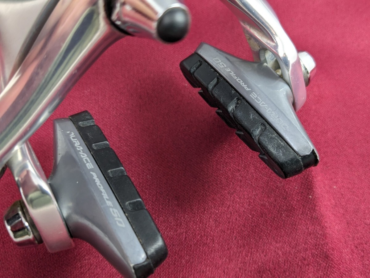 Shimano Dura-Ace 7400 Brake Set F/R Silver QR Road Bike Dual