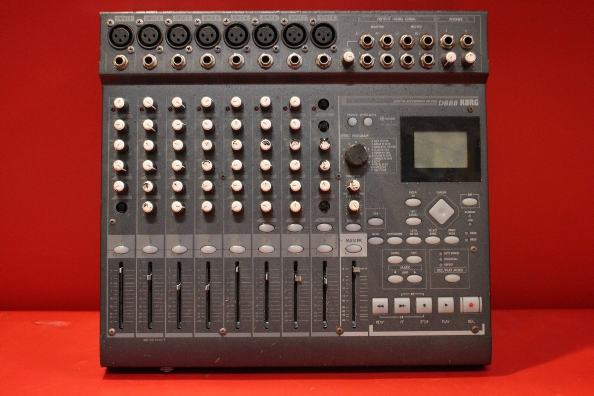 【動作品】KORG コルグ　トラックMTR D888 KORG D888 Digital Recording Studio Multi Track Recorder MTR