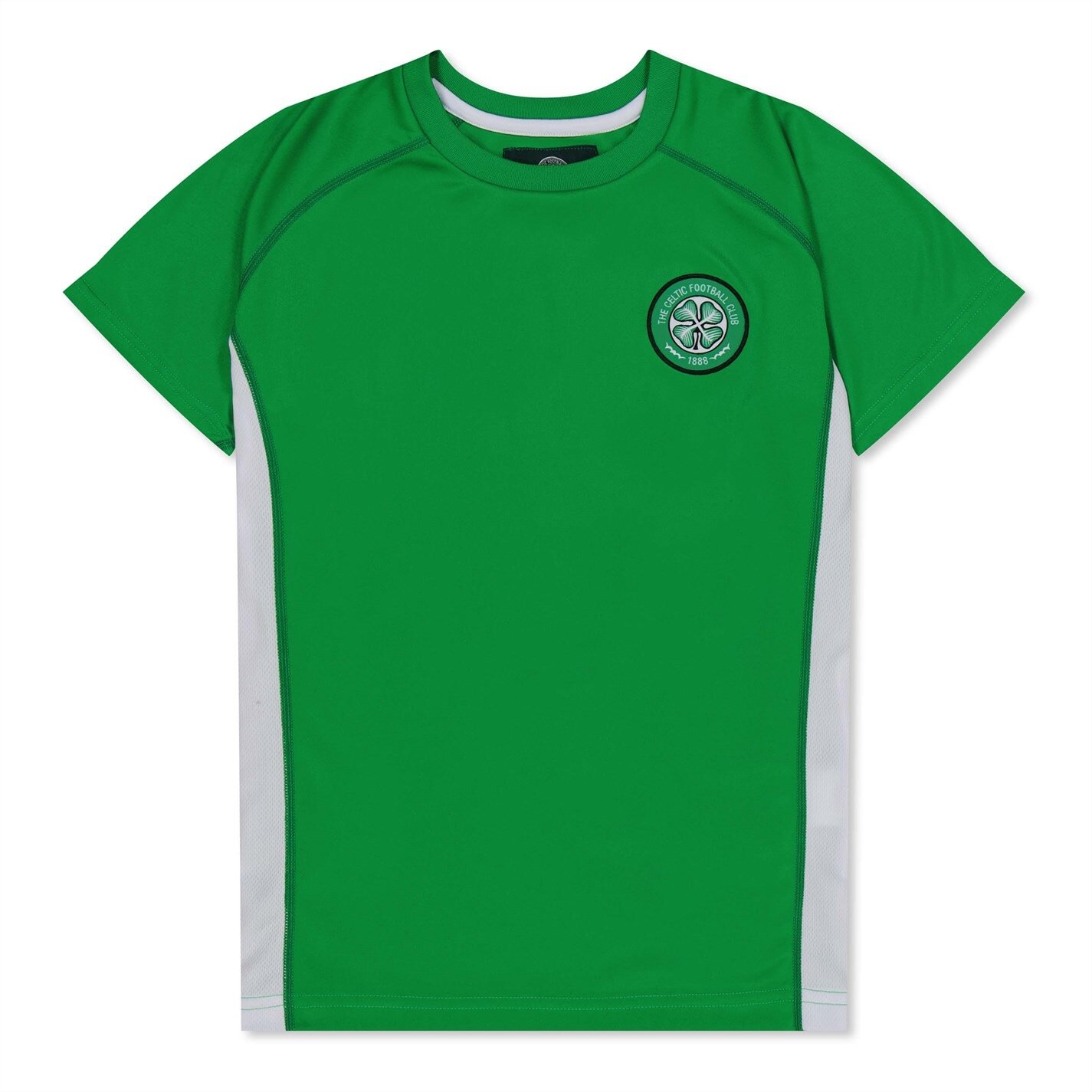 Футболка Source Lab Boys Celtic Poly с коротким рукавом и круглым вырезом горловины, лицензированная для юниоров