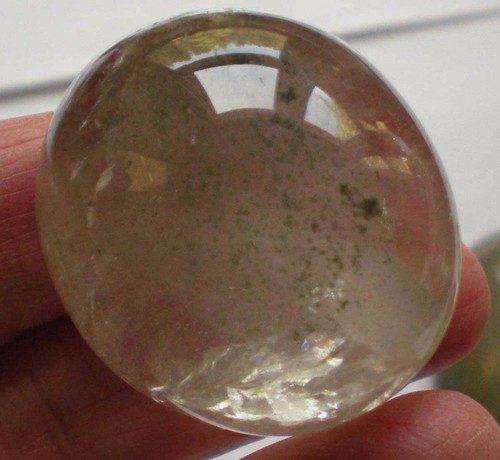 Lodolith, Schamanenstein, Traumquarz - 4 polierte Steine sc835 - Bild 4 von 5