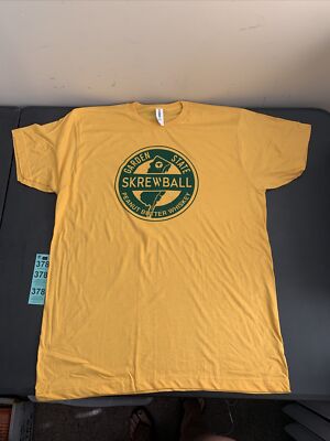 Skrewball Peanut Butter Whiskey T-Shirt NJ Garden State Edition Size Large