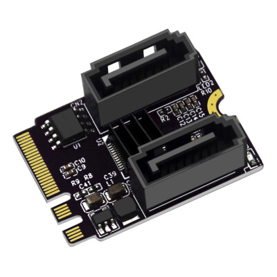 M2 To SATA3.0 Expansion Card PCI-E3.0 KEY A + E WIFI M.2 To SATA Adapter Card