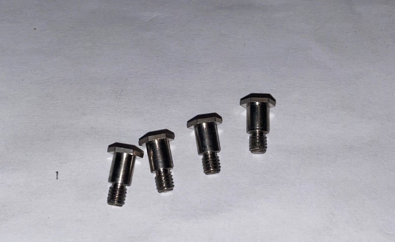 Vintage Tamiya TA01 TA02 4WD Top Force Prerunner S10 Lightweight Kingpin Set NEW