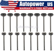 8pcs Intake+8pcs Exhaust Valves Fit 00-14 Ford Mercury Lincoln 4.6 5.4L 16V
