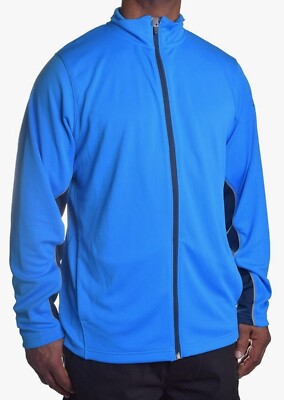 Under Armour Mens UA Reflex Warm-Up Jacket Electric Blue Size Small - 1239476