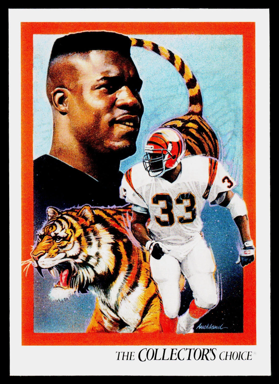 David Fulcher, 1992 Upper Deck Football Card, #74, Cincinnati Bengals,