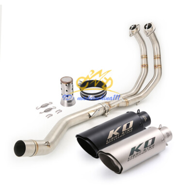 Full System For Honda CBR500R CB500X CB500F Exhaust Front Pipe Muffler DB Killer