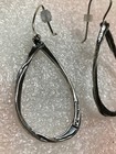 NWOT Or Paz Sterling Silver 925 Pear Shape Drop Large Earrings Israel PZ / au — photo 4
