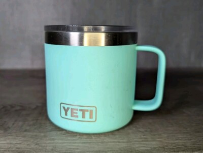 Teal Yeti Mug Cup OZ ESPRESSO CUPS AGAVE TEAL DEEP BLUE