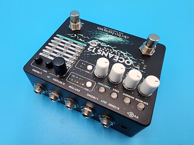 Electro-Harmonix EHX Oceans 12 Dual Stereo Reverb Guitar Effect