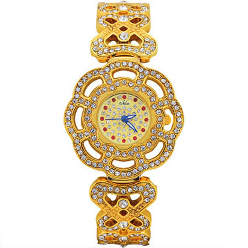 GORGEOUS IMPORTED SWAROVSKI CRYSTAL STAINLESS STEEL LADIES 