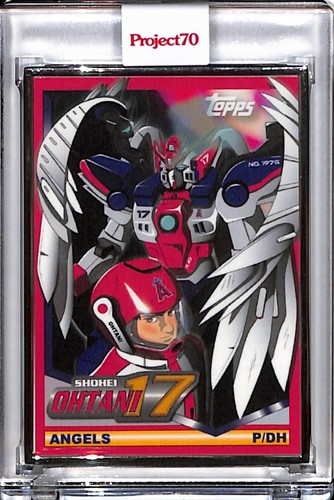 2021 TOPPS PROJECT 70 #510 SHOHEI OHTANI BY JEFF STAPLE P70 SILVER FRAME 51/51