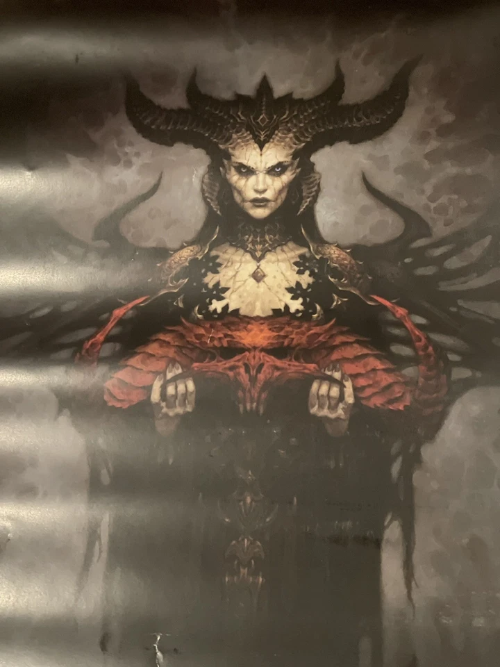 Diablo 4 Developer Signed Poster-2019 Blizzcon Exclusive - Image 2 of 3
