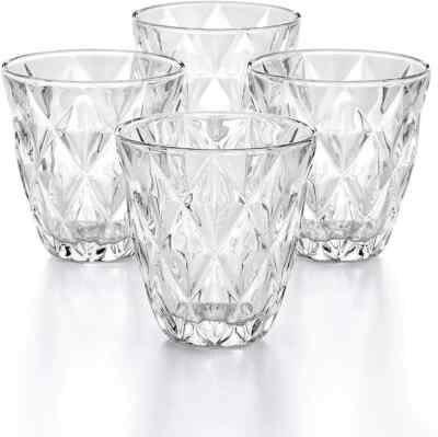 NEW IN BOX, THE CELLAR 4 SMALL TUMBLERS, 10oz GLASSES, SET OF 4, FOR MACY'S, NIB