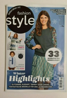 Fashion Style Nr.1/2021 Winter Highlights  mit Schnittmuster NEU