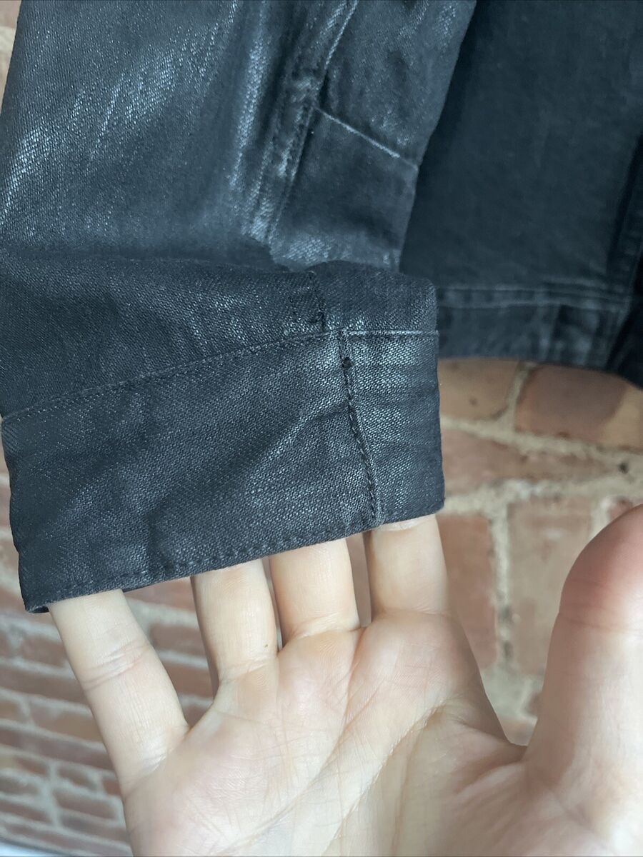 Balenciaga Men's Denim Jacket, Sz 50 Slim, Black, Ghesquière Balenciaga Men's Denim Jacket, Sz 50 Slim, Black, Ghesquière