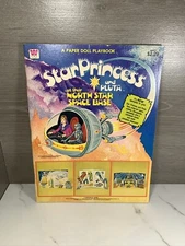 1979 Uncut Whitman STAR PRINCESS AND PLUTA Paper Doll Book NEW Old Stock
