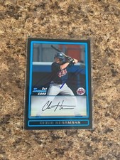 Chris Herrmann Signed 2009 Bowman Draft Rc Auto Minnesota Twins