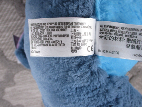 Stitch Plush Blue Disney Parks Authentic Original 14" Core Stitch 14 in NWT - Picture 9 of 13