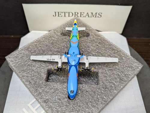 1/200 BANGKOK AIRWAYS AEROSPATIALE ATR-72-212 PARADISE COLORS HS-PGL HERPA - Picture 7 of 9