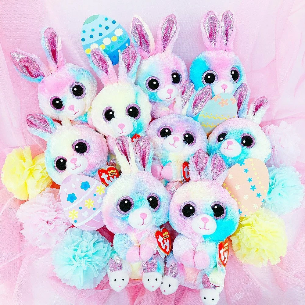 2022 Ty Beanie Boo s Plush Doll ELLEN Easter Rabbit 6 Inch Japan