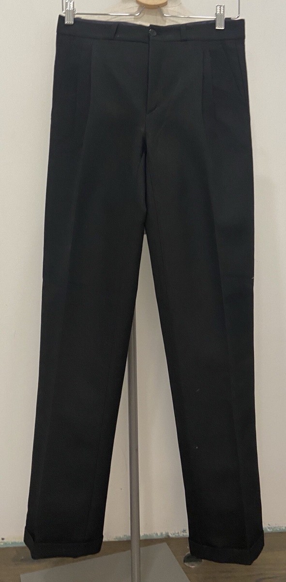 【60s】Vintage Wool Bespoke 1tuck Trousers Vintage 1960s Suit Pants Mens 34 29 Hamilton House Trousers