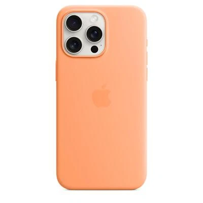 Originale/Ufficiale Apple IPHONE 15 Pro Max Custodia Silicone/Custodia - Orange