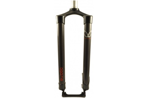 eXotic Rigid Carbon MTB Fork, PM Post Mount Disc Brake, 44.5cm for 26in Wheel - Picture 2 of 12