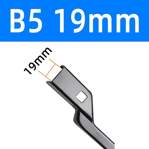 Car Wiper Blades Rubber Frameless Bracketless Brushes Universal Front Windshield - Picture 8 of 16